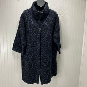 CHIARAMENTE Wool Blend Long Cardigan